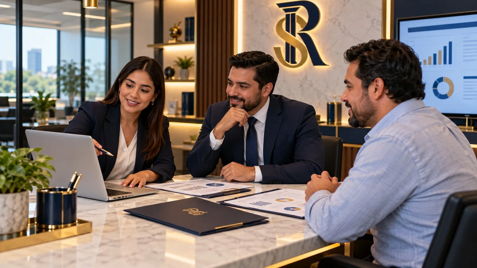 Reunión de asesoría empresarial